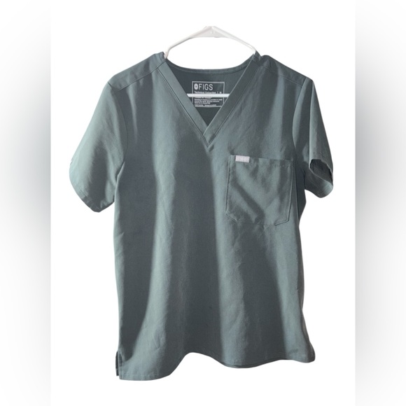 FIGS Catarina One-Pocket Scrub Top in Bonsai Size M - Picture 4 of 5